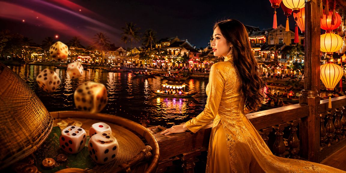 Khung cảnh trò chơi tài xỉu và văn hóa Việt Nam tại Hội An